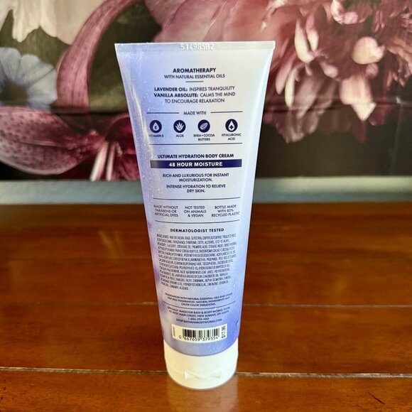 NEW Aromatherapy SLEEP LAVENDER + VANILLA Body Cream Bath & Body Works - Picture 2 of 2